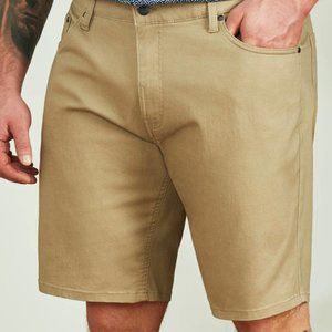 Five-Pocket Twill Shorts - Mr. Big and Tall